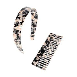 Machete Abalone Wide Headband + No. 2 Comb Set